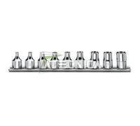 Juego De 9 Pz Llaves De Vaso Torx Con Conexión Femenina 3/8 BETA 910FTX /SB9