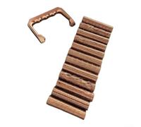 Juego de 9 rodillos de textura de arcilla, rodillos de patrón impreso en 3D para suministros de modelado de arte de arcilla, bases de diorama, proyectos hechos a mano, construcción de metal, 5.15