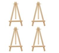Juego de 96 mini caballetes de madera para exhibición, para pinturas y manualidades, tamaño pequeño A