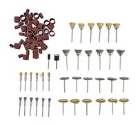 Juego de 98 piezas de cepillos de alambre con tambor de lijado y broca de rectificado, kit de herramientas de pulido para cerámica, vidrio, madera y metal, accesorios rotatorios de