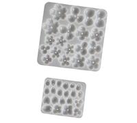 Juego de abalorios florales para collares, pendientes, manualidades y creación de arte, conjunto de joyas de flores