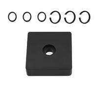 Juego de abrazaderas de acero con hebillas de impacto con anillos, hebillas de impacto, abrazaderas, conector de herramienta versátil para herramientas eléctricas, accesorios de juntas tóricas