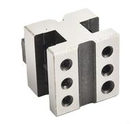 Juego de abrazaderas de bloque en V confiable para mantener espacios en blanco redondos durante procesos de mecanizado (35x35x30mm)