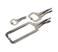 Juego De Abrazaderas De C-clamp Locking Sealey AK66 3 Piezas