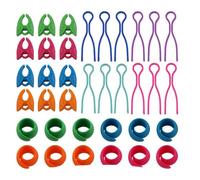 Juego de abrazaderas de carrete de hilo antideslizantes, organizador de bobinas para costura, suministros de manualidades, hilo antideslizante