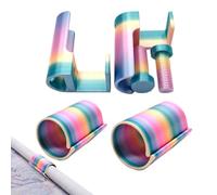 Juego de abrazaderas de mesa de para pintura de diamantes, soporte para rollo de lienzo, kits y accesorios de manualidades para adultos, regalo para pintores de diamantes (multicolor), 10 x 6,9 x