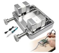 Juego de abrazaderas for estación de soldadura, juego de soldadura asistida, con pluma de soldador de 1/2 30 W, mordazas de cerámica resistentes la temperatura, banco trabajo ajustable(1)