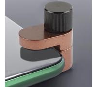 Juego de abrazaderas metálicas ajustables para reparación de pantalla LCD, aluminio con almohadillas de goma, herramienta de fijación segura para smartphones, tabletas, portátiles y ebooks, juego de 4