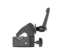 Juego de abrazaderas profesionales para estudio de fotografía con pernos de 5/8 pulgadas y capacidad de mandíbula de 2.1 pulgadas para soportes de iluminación de cámara, abrazadera de cámara de