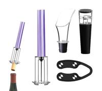 Juego de abrebotellas de vino, juegos de sacacorchos de vino | Kits de apertura manual de 4 piezas: abrebotellas de vino, accesorio de bar para el hogar, bar, cocina, fiestas