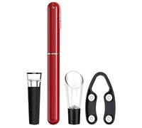 Juego de abridor de botellas de vino, herramienta portátil para quitar la bomba de presión de aire, abrelatas de vino, para bar de viaje, barman, cocina, apartamento, restaurante, casa, boda