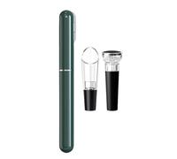 Juego de abridor de botellas de vino manual que incluye sello de conservación y vertedor Enfoque presurizado avanzado para fácil extracción del corcho Abridor de vino portátil