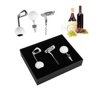 Juego De Abridor De Vino, Abridor De Botellas De Pelota De Golf, Abridor Manual De Botellas De Vino, Kit De Sacacorchos Con Mango De Aleación De Zinc, Para Boda, Cumpleaños, Día, Juego De Regalo De Vi