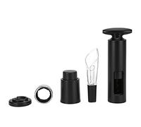 Juego De Abridor De Vino, Abridor De Botellas De Vino De 5 Piezas Con Cortador De Papel De Aluminio Y Anillo De Goteo Y Decantador Y Tapón De Vacío, Tapón De Corcho Para Vino, Regalo De Vino Perfecto