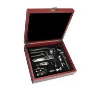 Juego de abridor de vino profesional, sacacorchos con funda, tapones al vacío, vertedor de vino para cumpleaños, boda, juego de herramientas de abridor de vino