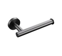 Juego de Accesorios de baño de Acero Inoxidable Gris Plomo Cepillado: toallero, portarrollos de Papel higiénico, Barra para Colgar, Gancho y Soporte para Papel higiénico.
