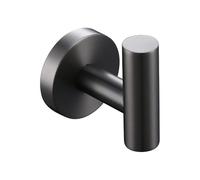 Juego de Accesorios de baño de Acero Inoxidable Gris Plomo Cepillado: toallero, portarrollos de Papel higiénico, Barra para Colgar, Gancho, Gancho de Acero Inoxidable Gris Plomo.