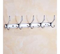 Juego de accesorios de baño de cristal plateado de lujo, estante de ducha de latón montado en la pared, toallero, soporte para papel higiénico, soporte para cepillo de inodoro y gancho de línea para