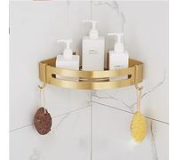 Juego de accesorios de baño dorados: toallero, percha, soporte de papel, soporte para cepillo de inodoro, accesorios de baño de primera calidad para decoración moderna de baño con estante