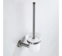 Juego de accesorios de baño - Soporte de latón para escobilla de inodoro, estante de toalla de papel para WC, jabonera de ducha, gancho de pared, estante para secador de pelo, gancho para bata