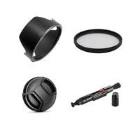 Juego de accesorios de cámara para Sony FE 24-70 mm f/2.8 GM lente con Sony Alpha A5100 A6000 A6100 A6300 incluyendo reemplazo de parasol ALC-SH141, filtro UV MC, tapa de lente, bolígrafo de limpieza
