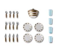 Juego De Accesorios De Cocina Lundby Para Casa De Muñecas Escala 1:18