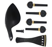 Juego de Accesorios de Ébano para Violín 4/4-3/4, 1 Set