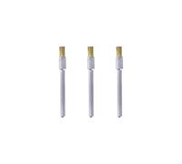 Juego de accesorios de latón Dremel 537, 2 cepillos (3,2 mm) para limpiar metales blandos como el oro, el bronce o el cobre