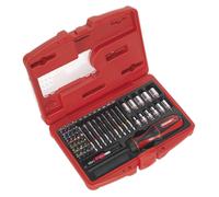 Juego De Accesorios De Llave De Carraca De Diente Fino Sealey 51 Piezas AK64903