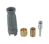 Juego de accesorios de manguera para limpiador de alta presión HD5/11P HD400 HD600 HD6-15C - Conector de extremo de manguera de hierro de cobre y accesorios de parada de agua, kit de lavado de