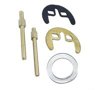 Juego de accesorios de montaje para fregadero de latón y goma con pernos M8, junta de arandela, sujetadores de cobre y placa de llave inglesa