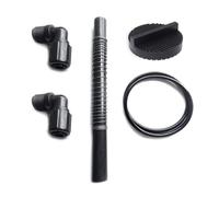 Juego de accesorios de reparación automática de alimentador de clorador de piscina con tubo de PVC de 90 grados y piezas de clorador de filtro