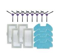 Juego de accesorios de repuesto for robot barredor. Compatible con Midea I5 I5C VCR07 VCR08 MR09, compatible con Samsung Powerbot-E VR05R5050WK, repuestos cepillo lateral filtro Hepa trapo de fregona