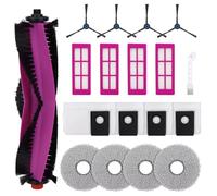 Juego de accesorios de repuesto para EUREKA J15 Pro Ultra, 1 cepillo principal, 4 bolsas para el polvo, 4 cepillos laterales, 4 filtros, 4 toallitas, 1 cepillo de limpieza, juego de accesorios de