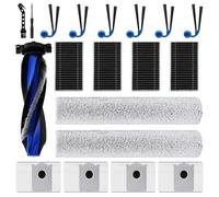 Juego de accesorios de repuesto para robot aspirador ECOVACS DEEBOT T90 Pro Omni / T90 Omni / X12 PRO OMNI, 1 cepillo principal, 4 filtros, 2 rodillos de limpieza, 4 bolsas para el polvo, 6 cepillos