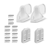 Juego de accesorios de repuesto para valla de bebé, tornillos de gancho de fijación para protección segura de escaleras y puertas