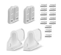 Juego de accesorios de repuesto para valla de bebé, tornillos de gancho de fijación para proteger escaleras y puertas, barrera de puerta