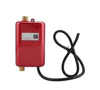 Juego De Accesorios For Baño, Mini Calentador De Agua Eléctrico De 3800W, De Ducha Instantánea For Acampar Al Aire Libre, Caravana, Accesorio For Cocina Y Baño,Protecciones de seguridad(Rot)