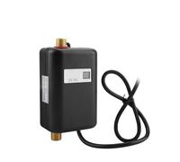 Juego De Accesorios For Baño, Mini Calentador De Agua Eléctrico De 3800W, De Ducha Instantánea For Acampar Al Aire Libre, Caravana, Accesorio For Cocina Y Baño,Protecciones de seguridad(Nero)