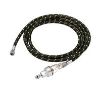 Juego de accesorios para aerógrafo, manguera de aerógrafo trenzada de nailon de 1,8 m/5,9 pies, separador de agua y aceite con interfaz BSP de 1/8" para fabricación de modelos,