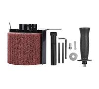 Juego de Accesorios para Amoladora Angular, Rueda de Pulido de 120mm, Kit Multifuncional con Tornillos y Mango, Compatible con Amoladoras M10 de 100mm