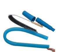 Juego de accesorios para aspirador de ventilación de secadora, con cepillo largo y flexible, para limpieza profunda detrás de electrodomésticos