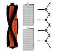 Juego de accesorios para aspiradora Dreame para Mova M1/Trouver M1 - Cepillo principal + 4 cepillos laterales + 2 filtros HEPA | Juego completo de repuesto para limpiadores robóticos