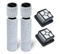 Juego de accesorios para aspiradora Eureka NEW630 en seco y húmedo | 2 rodillos de repuesto y 2 filtros compatibles con Eureka RapidWash NEW630