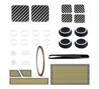 Juego de accesorios para baraja de vapor, incluye adhesivo para panel táctil, cubierta para filtro de polvo, adhesivo protector de teclado, tapas de agarre para el joystick, accesorios universales