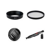 Juego de accesorios para cámara Nikon AF de 28 mm f/2.8D, incluye reemplazo de parasol de lente HN-2, filtro UV MC, tapa de lente, bolígrafo de limpieza