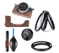 Juego de Accesorios para cámara Nikon Zfc cámara con NIKKOR Z DX 16-50mm f/3.5-6.3 VR Lente Incluye café Medio Cuerpo, UV CPL ND4 Filtro, Parasol de Lente, Tapa de Lente, Pluma de Limpieza, Bomba