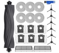 Juego de accesorios para dreame L10s Pro Ultra Heat / L10s Ultra Gen 2 / X30 Ultra/Mova E30 Ultra, Saprdii 6 bolsas para el polvo, 6 fregonas, 1 cepillo principal, 2 filtros, 6 cepillos laterales,