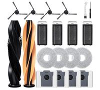 Juego de accesorios para Dreame X50 Ultra Complete/L40s Pro Ultra/L50 Pro Ultra/X50 Master, para Mova V50 Ultra Complete aspirador, cepillos de rodillos, filtros Hepa, toallitas, bolsas para el polvo