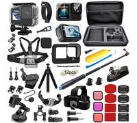 Juego de accesorios para GoPro Hero 13 Black Kit, BMUUPY resistente al agua, carcasa impermeable para esnórquel, accesorio para bicicleta, soporte para selfie-varilla correa para GoPro Hero13 Gopro13
